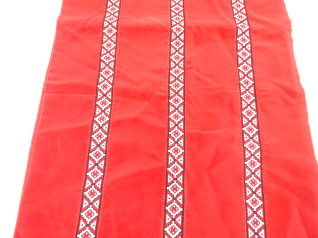  ビロード縞模様ショール